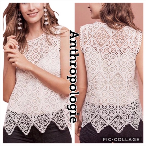 Anthropologie Tops - Anthropologie / Deletta / Lacework Top